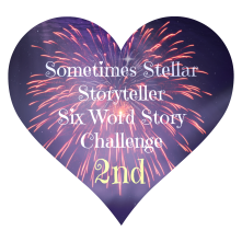 Sometimes Stellar Storyteller Six Word Story Challenge 2nd